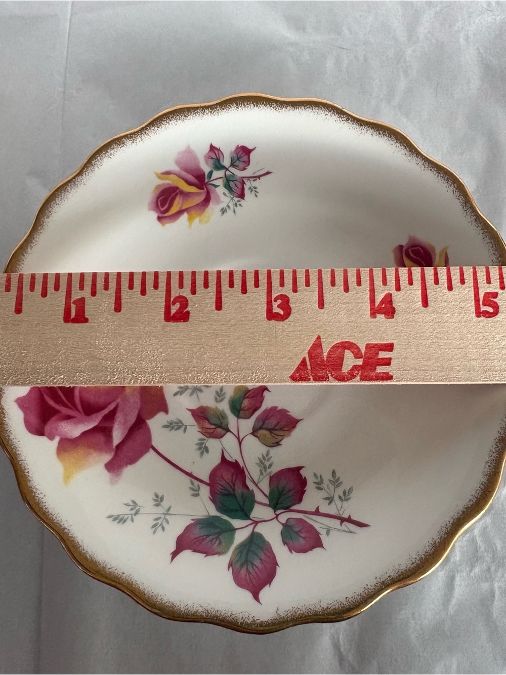 Rosina White Teacup & Saucer With Multi-color  Floral Gold Trim England Bone - Picture 12 of 15